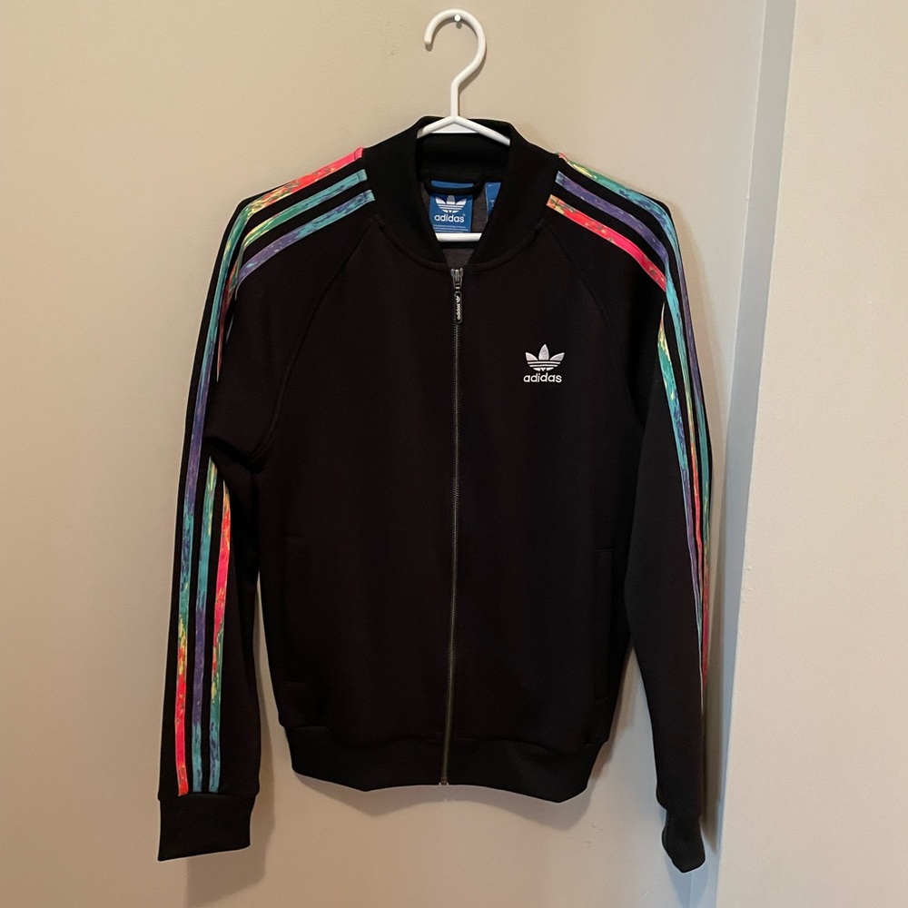 Adidas track suit top size small